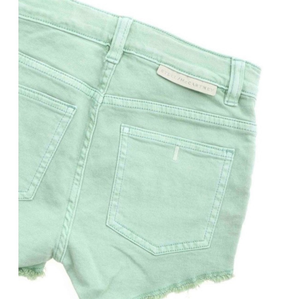 Stella McCartney Kids Mint Green Shorts - Picture 3 of 4